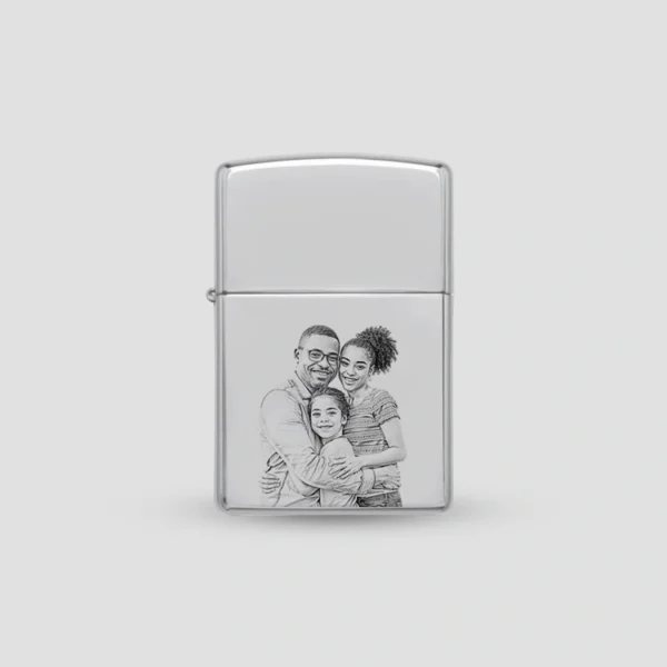 Isqueiro Acendedor de Metal Personalizado com Foto - Imagem 2