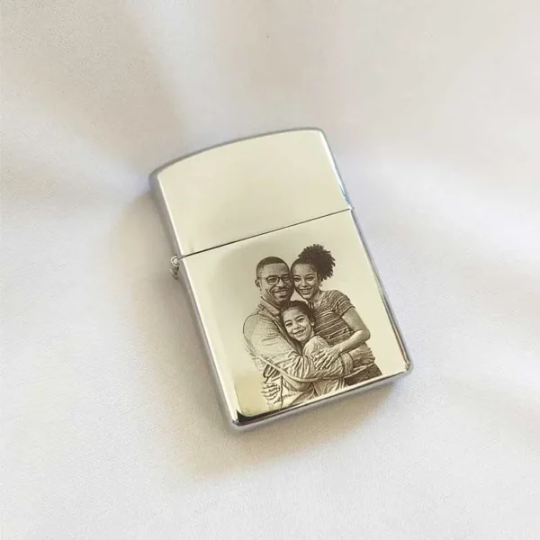 Isqueiro Acendedor de Metal Personalizado com Foto - Imagem 4