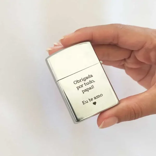 Isqueiro Acendedor de Metal Personalizado com Foto - Imagem 5