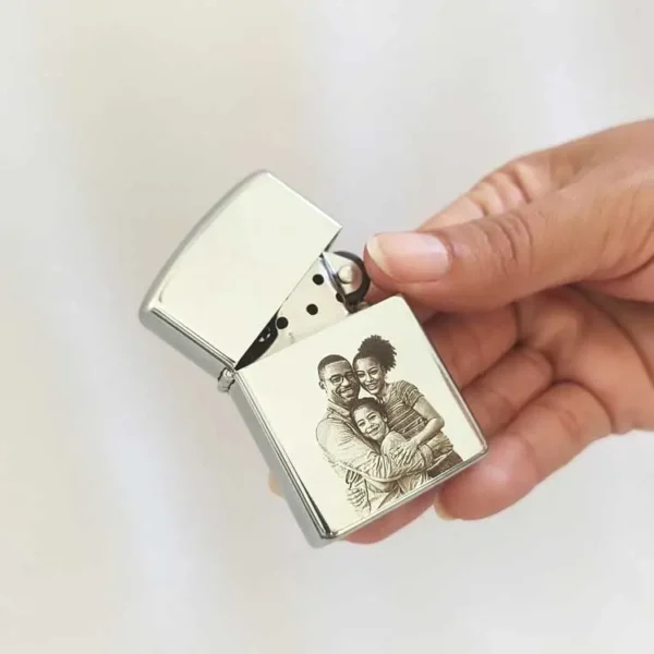 Isqueiro Acendedor de Metal Personalizado com Foto - Imagem 6