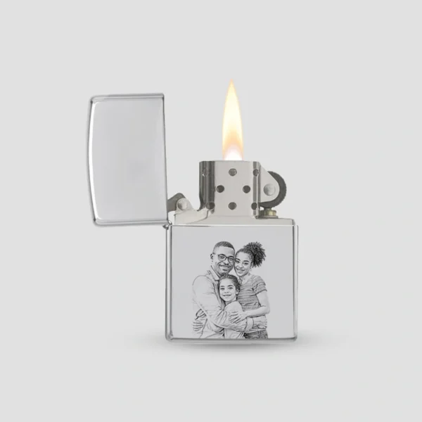 Isqueiro Acendedor de Metal Personalizado com Foto